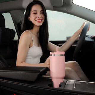 Foto 5 | Foto 5 | Vaso Labulabla 1.2 L Con Mango De Acero Inoxidable Rosa Claro - Venta Internacional.