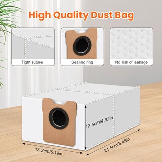 Foto 3 | Foto 3 | Paquete De 18 Bolsas De Polvo De 3 2 Litros Para Robot Aspirador Eufy Omni C20 C10 - Venta Internacional.