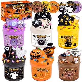 Foto 1 | Foto 1 | Kit De Limo Para Halloween De Niuruilsi 6 Paquetes Con Pegatinas - Venta Internacional.