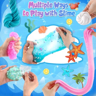 Foto 5 | Foto 5 | Slime Kit Lawoho Mermaid Gnomes 360 Ml Paquete De 6 Unidades Para Niños - Venta Internacional.