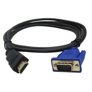 Foto 1 | Foto 1 | Cable Adaptador Hdmi A Vga Blue Elf 1 8 M 1080p Chapado En Oro - Venta Internacional.