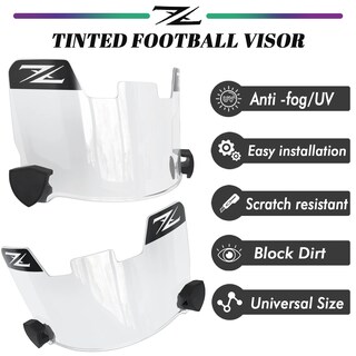 Foto 2 | Foto 2 | Visor De Fútbol Zixioys Tintado Para Cascos De Jóvenes Y Adultos - Venta Internacional.