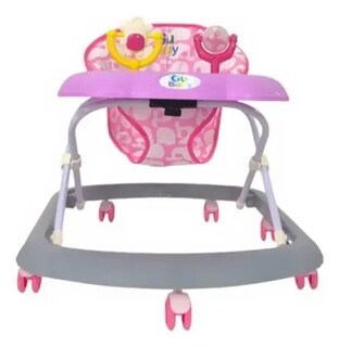 Foto 6 | Foto 6 | Andadera Para Bebés Gu Baby 807 Altura Ajustable Llanta Gel Rosa