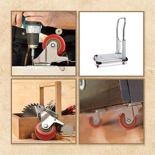 Foto 6 | Foto 6 | Ruedas De Repuesto Para Carro De Empuje Juvielich De 3.5 Pulgadas Pu Caster - Venta Internacional.