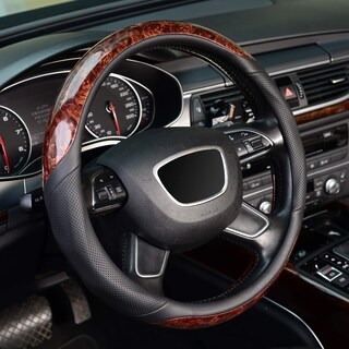 Foto 1 | Foto 1 | Funda De Volante Kafeek Wood Vrain Universal 37-39 Cm - Venta Internacional.