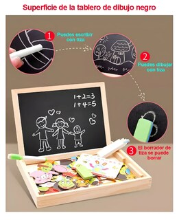 Foto 3 | Foto 3 | Xtellar Juguete Educativo Premium: Rompecabezas Magnético De Madera Multifuncional Para Niños