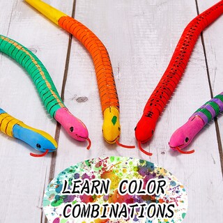 Foto 4 | Foto 4 | Serpientes De Madera Gejoy De 12 Pulgadas Sin Terminar Para Artes Y Manualidades - Venta Internacional.