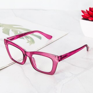 Foto 5 | Foto 5 | Gafas De Lectura Prtcslwd Oprah Style De Gran Tamaño Cuadradas - Venta Internacional.