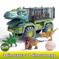 Venta Internacional - Camión De Juguete Para Transporte De Dinosaurios Con Tyrannosaurus Rex