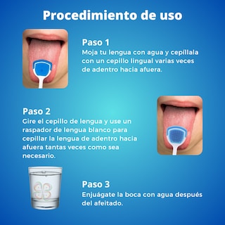 Foto 5 | Foto 5 | Cepillo Lengua Silicon Limpiador Lingual Limpieza Bucal 3pzs