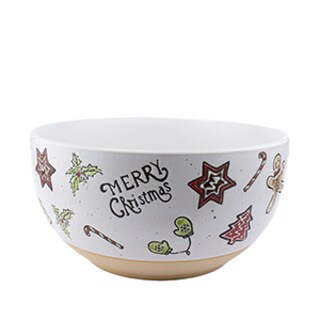 Foto 1 | Foto 1 | Ensaladera Ideen Merry Christmas Beige