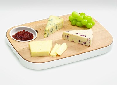Foto 4 | Foto 4 | Tabla Reversible Para Pan Y Queso Con Plato Para Condimentos Color Blanco