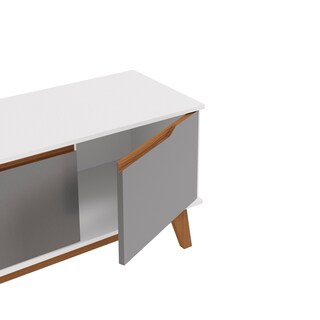 Foto 6 | Foto 6 | Mueble Tv 55'' Kappesberg 136cm Con 3 Puertas Blanco/gris