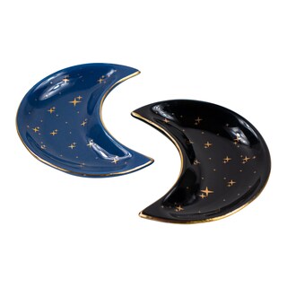 Foto 1 | Foto 1 | Joyero Ideen Luna Creciente Azul Y Negra