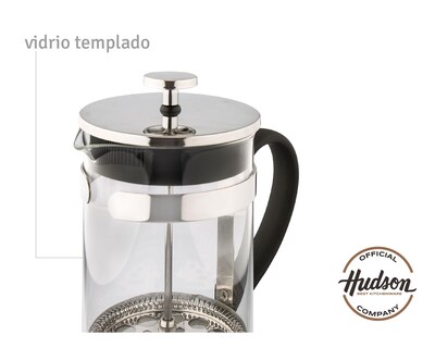 Foto 3 | Foto 3 | Set Hudson Cafetera Embolo Francesa 600ml + 2 Vasos Térmicos