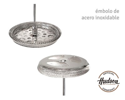 Foto 6 | Foto 6 | Set Hudson Cafetera Embolo Francesa 600ml + 2 Vasos Térmicos