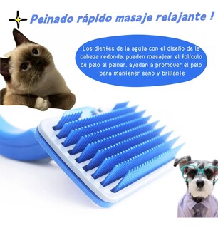 Foto 3 | Foto 3 | ''juego De Cepillo Para Mascotas Para Gatos Y Perros Dog Cat Azul Marino ''