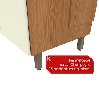 Foto 7 | Foto 7 | Cocina Integral Kappesberg 192.5cm Canela/blanco Sin Tarja