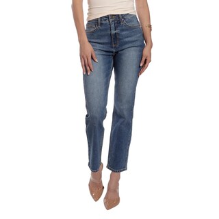 Foto 5 | Foto 5 | Pantalón Straight Mujer Balam Bl7125 Azul Oscuro