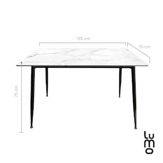 Foto 2 | Foto 2 | Set De Comedor Mesa Tipo Marmol Rectangular +6 Sillas Eames