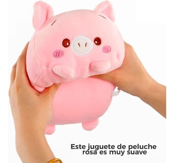 Foto 5 | Foto 5 | ''peluche Almohada Cerdito Puerquito Suave Felpa Bebe Kawaii Rosa ''