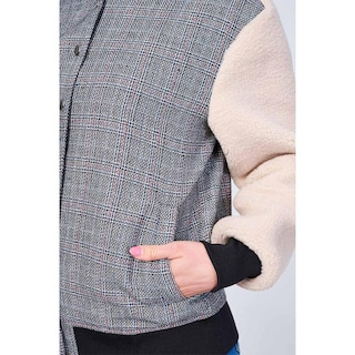 Foto 4 | Foto 4 | Chamarra De Doble Textura Roman Fashion /juvenil 9057 (gris) Gris