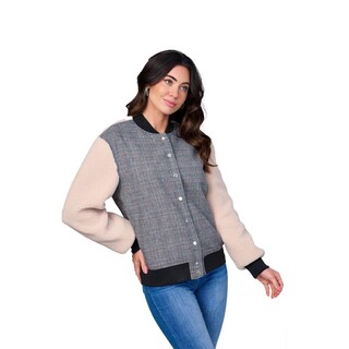 Foto 2 | Foto 2 | Chamarra De Doble Textura Roman Fashion /juvenil 9057 (gris) Gris