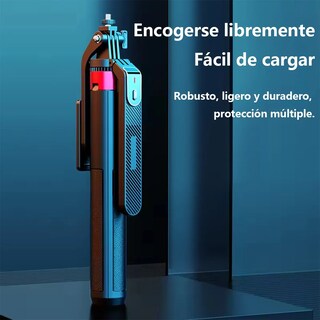 Foto 3 | Foto 3 | 1 8 M Tripie Para Selfie Stick Portátil Para Telefono Celular Con Luces Eo Safe Imports Esi-21736 Negro