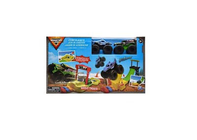 Foto 1 | Foto 1 | Monster Jam Spin Master Set Acrobacias Grave Digger