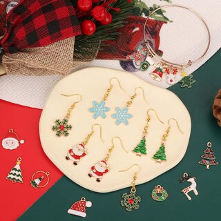 Foto 4 | Foto 4 | Abalorios Navideños Acejoz 100 Unidades 50 Pares Para Hacer Joyas - Venta Internacional.