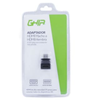 Foto 2 | Foto 2 | Ghia Adaptador Hdmi Macho-hembra Codo 90º