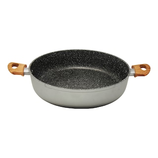 Foto 2 | Foto 2 | Arrocera Westinghouse Antiadherente De Mármol Gris Madera 28 Cm