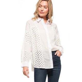 Foto 1 | Foto 1 | Camisa Con Bordado Roman Fashion /juvenil 15476 (blanco) Blanco