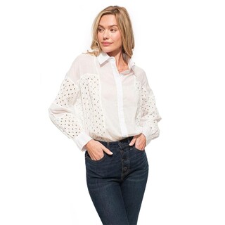 Foto 4 | Foto 4 | Camisa Con Bordado Roman Fashion /juvenil 15476 (blanco) Blanco