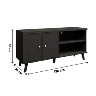 Foto 3 | Foto 3 | Mesa Para Tv Bertolini R 631 Negro Para Pantalla Hasta 37''
