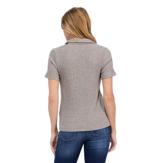 Foto 3 | Foto 3 | Blusa Tejida Con Botones Roman Fashion /juvenil 231 (gris) Gris