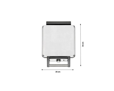 Foto 2 | Foto 2 | Wafflera Chefman 4 Rebanadas Color Plata Con Negro – Modelo Rj04-4p-v2-mx