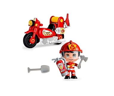 Foto 2 | Foto 2 | Pinypon Moto Bombero Con Accesorios 15 Cm