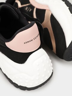 Foto 5 | Foto 5 | Tenis Armani Exchange Sneakers Chucky Plataforma Negro Moda Mujer Original