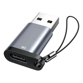 Foto 1 | Foto 1 | Adaptador Usb 3.0 Macho A Usb-c 3.1 Tipo C Hembra Eo Safe Imports Esi-21722 Gris