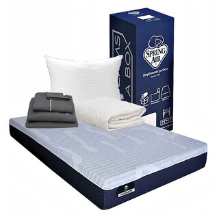 Foto 1 | Foto 1 | Colchón En Caja Spring Air Therapy Matrimonial + Almohada Royal + Protector Ultra + Sábanas Royal