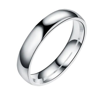 Foto 1 | Foto 1 | Joyería De Pareja Xtellar Talla 10: Elegante Anillo En Titanio Puro Y Acero Inoxidable
