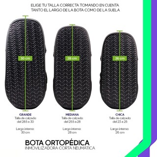 Foto 3 | Foto 3 | Ferula Bota Corta Para Tobillo Válvula Aire Neumática Talla Grande Eo Safe Imports Esi-21773 Negro