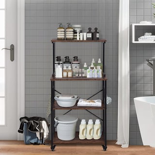Foto 7 | Foto 7 | Estante Para Cocina  Estantería Resistente De 3 Niveles Marrón Gomyhome
