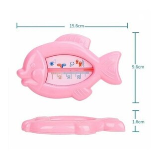 Foto 3 | Foto 3 | Termómetro De Bañera Con Forma De Pez Rosa Abs Y Plástico De Vidrio - Venta Internacional.