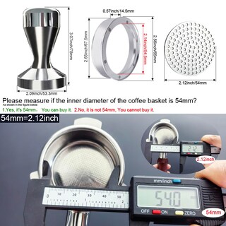 Foto 4 | Foto 4 | Kit De Accesorios Espresso Tamper Kcjlhgt De 53 3 Mm Para 54 Mm - Venta Internacional.