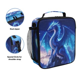 Foto 2 | Foto 2 | Fiambrera Wevibofu Blue Dragon Galaxy Con Aislamiento Para Niños - Venta Internacional.