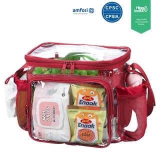 Foto 2 | Foto 2 | Bolsa De Almuerzo Transparente Bormelun Para Oficiales Correccionales De Trabajo Color Rojo - Venta Internacional.