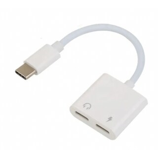 Foto 1 | Foto 1 | Divisor De Adaptador De Audio Y Carga Usb Tipo C Doble Tipo C - Venta Internacional.
