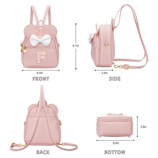 Foto 6 | Foto 6 | Minimochila Kkxiu De Piel Sintética Con Diseño De Lazo Para Niñas Color Rosa - Venta Internacional.